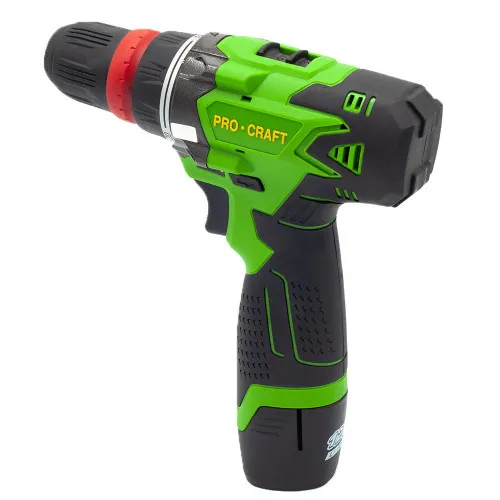 Шуруповерт аккумуляторный 12 В, 2 А/ч Procraft PA12DFR Industrial купить в Украине