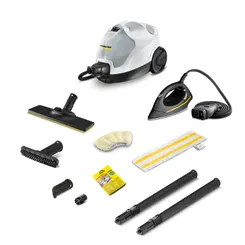 Пароочиститель Karcher SC 4 EasyFix Iron, 2000Вт, 800мл, 3.5Бар, утюг в компл., бело-черный фото