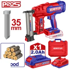 Степлер аккумуляторный EMTOP ELBNLI2008 фото