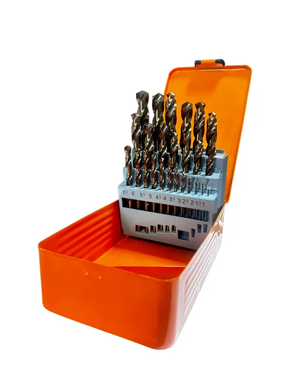 Набір свердел п/м HSS-CO 1-13мм*0,5мм 25шт коробка метал цена в Украине