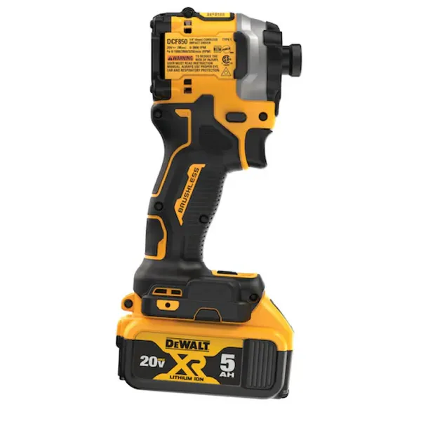 Акумуляторний гвинтокрут DeWALT DCF850P1, ATOMIC 20V MAX (АКБ + ЗП) фото №3