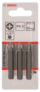 Бита Bosch Extra-Hart PH2, 51мм, 3шт