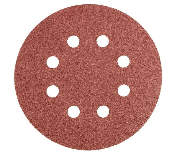 Круг шлифовальный GRAPHITE, 5шт, на липучке, 125мм, K120