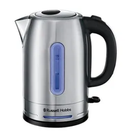 Электрочайник Russell Hobbs Quiet 1,7л, металл, черный фото