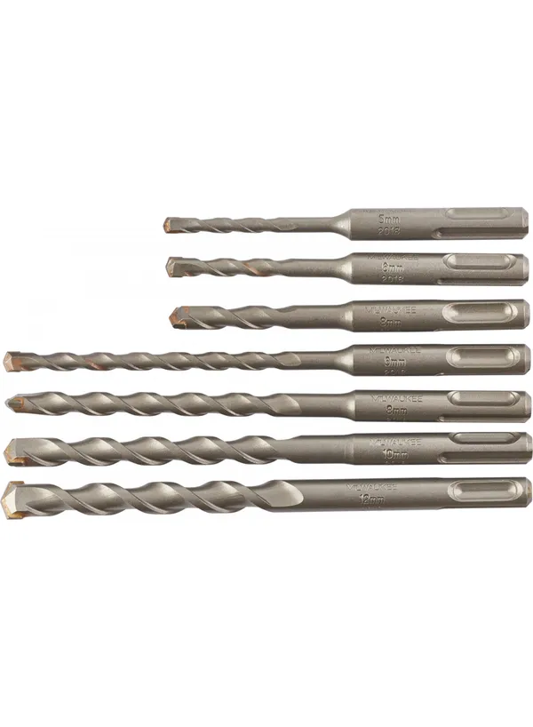 Набір бурів Бур SDS+ CONTRACTOR(5/5/6/8х110, 6/8/10/12х160) (7 од) пластиковий бокс цена в Украине