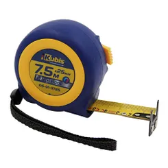 Рулетка измерительная 7.5м×25мм двухсторонняя с магнитным наконечником автостоп Kubis 05-01-3725 фото