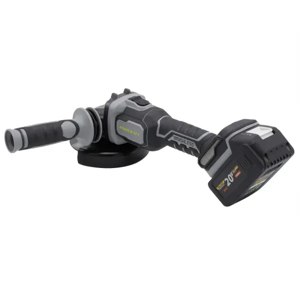 Безщіткова акумуляторна шліфмашина 125 мм Procraft Industrial AG125B (без АКБ та ЗП) Kick back control ціна в Україні