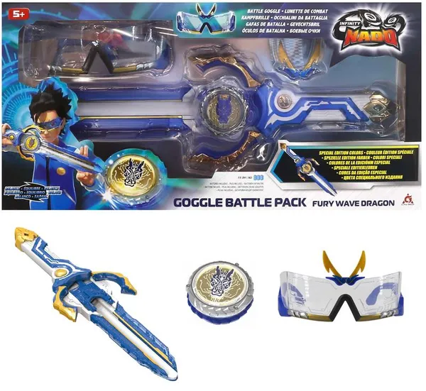 Игровой набор Infinity Nado VI Goggle Battle Pack волчек и акс.