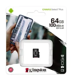 Карта пам'яті Kingston microSD   64GB C10 UHS-I R100MB/s фото