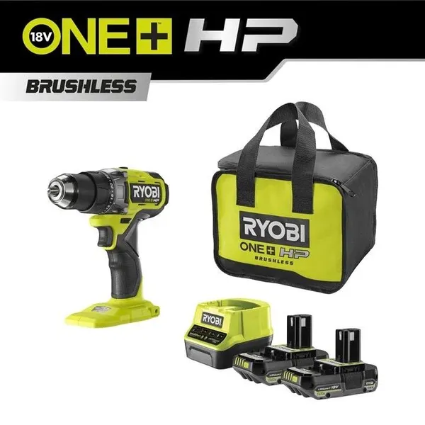 Шурупокрут-дриль Ryobi ONE+ HP RDD18X-220S (АКБ+ЗП)