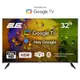 Телевізор 32" 2E LED FHD 60Hz Smart Google TV Black