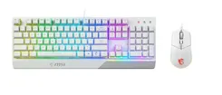 Комплект клавиатура и мышь MSI Vigor GK30 COMBO WHITE UA USB, EN/UKR/RU, RGB, белый фото