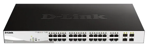 Коммутатор D-Link DGS-1210-24P PoE, Websmart