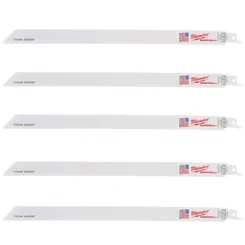 Полотно для сабельных пил MILWAUKEE, 300х2,5/1,8мм, (5шт), (универсальные) фото