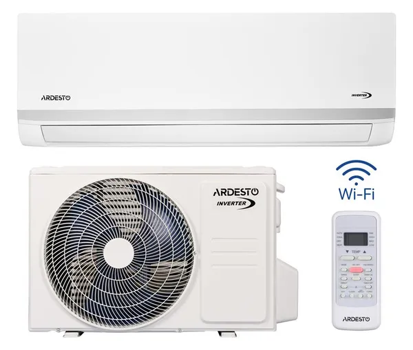 Кондиционер Ardesto ACM-11INV-R32-WF-AG-S 35м2 инвертор 11000BTU 3.5кВт A++/A+ -15°С Wi-Fi R32 белый