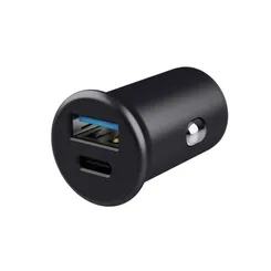 Зарядний пристрій автомобільний Trust 38Вт USB-A/USB-C PD, QC, чорний фото