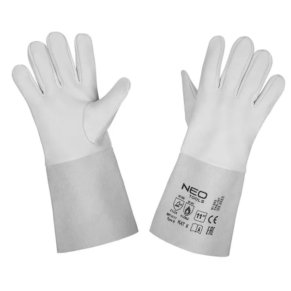 Зварювальні рукавички Neo Tools, розмір 11, CE фото №1