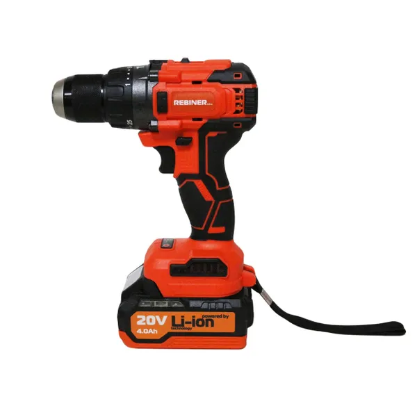 Бесщёточный аккумуляторный шуруповерт Rebiner RAD-21BL/20Li двухскоросной цена в Украине