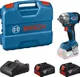 Гайковерт ударный Bosch IDS GDS 18V-350 18В 2x4А·час до 3400об·мин 85/200/350Нм квадрат 1/2" ЗП GAL 18V-20 кейс 1.1кг