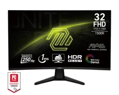 Монітор MSI 31.5" MAG 32C6X 2xHDMI, DP, Audio, VA, 250Hz, 1ms, sRGB 101%, CURVED, AdaptiveSync фото