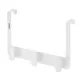 Дверная вешалка на 3 крючка ARDESTO Minimalism 30x3x20см, металл, пластик, белый