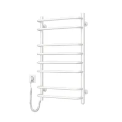 Полотенцесушитель Navin электрический Симфония, 800х480х150мм, кнопка, сталь, белый, левое подключение фото