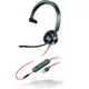 Гарнитура компьютерная моно On-ear Poly Blackwire 3315, USB-A, всенаправленный, черный