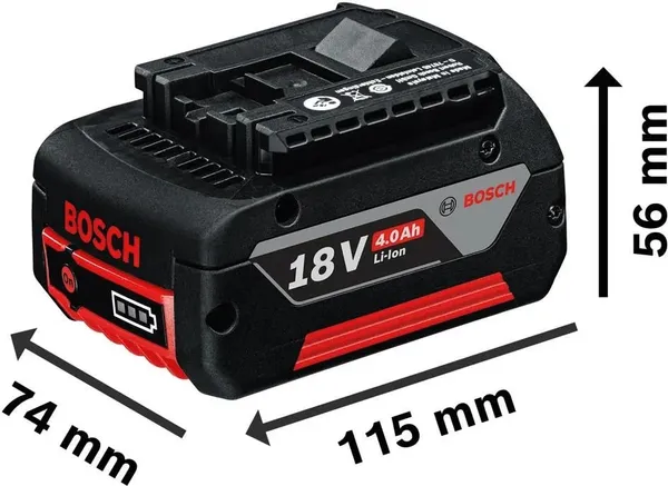 Акумулятор Bosch GBA, 18В, 4А·год, 1.1кг купити в Україні