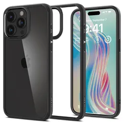 Чохол Spigen для iPhone 15 Pro Max, Ultra Hybrid, Matte Black фото