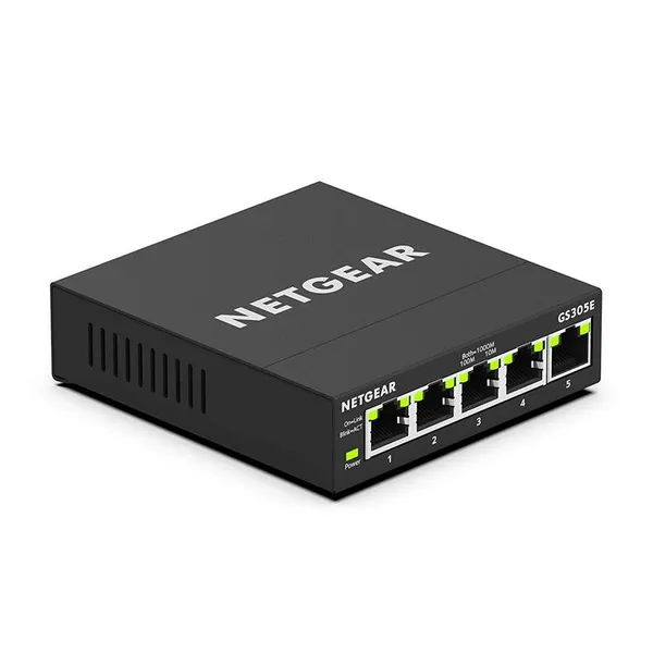 Коммутатор NETGEAR GS305E 5xGE, WebSmart