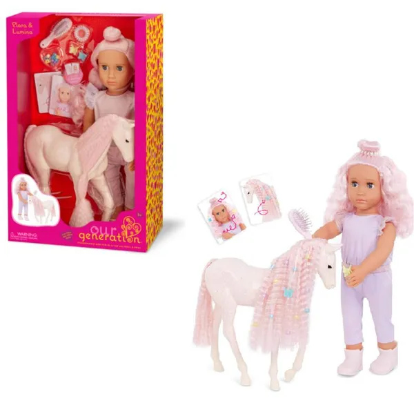 Лялька Our Generation Елара з лошам Люміна та аксесуарами 46см