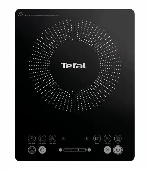 Плитка настільна Tefal індукційна Everyday Slim, конфорок - 1 на 2.1кВт, керування - сенсорне, програм - 6, чорний
