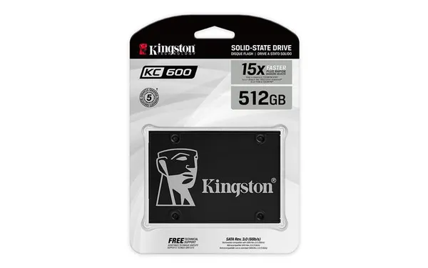 Накопичувач SSD Kingston 2.5"  512GB SATA KC600