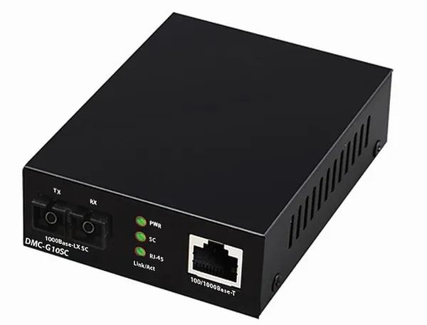 Медиаконвертер D-Link DMC-G10SC 1xGE, 1x1000BaseLX, SM, 10км, SC