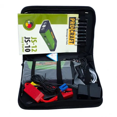 Пуско-зарядное устройство Procraft JS12 многофункциональное PowerBank ПаверБанк отзывы