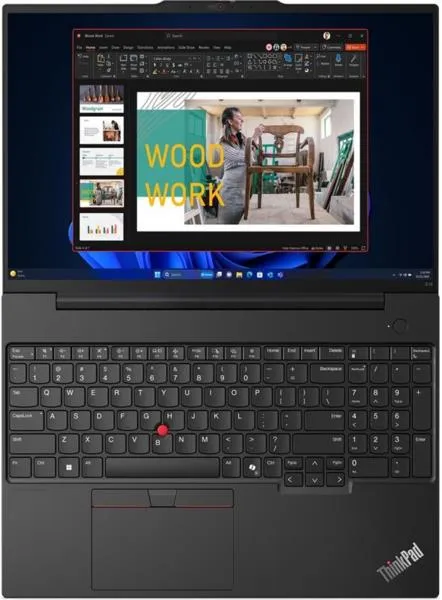 Ноутбук Lenovo ThinkPad E16-G2 16" WUXGA IPS AG, Intel U5-125U, 32GB, F1TB, UMA, DOS, чорний