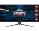Монітор MSI 40" MAG401QR 2xHDMI, DP, USB-C, 2xUSB, Audio, IPS, 3440x1440, 21:9, 155Hz, 1ms, sRGB 118%, AdaptiveSync, HDR400