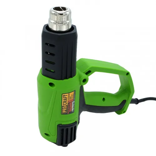Будівельний фен 2 кВт, LSD дисплей Procraft PH-2000 (термопістолет) купити в Україні