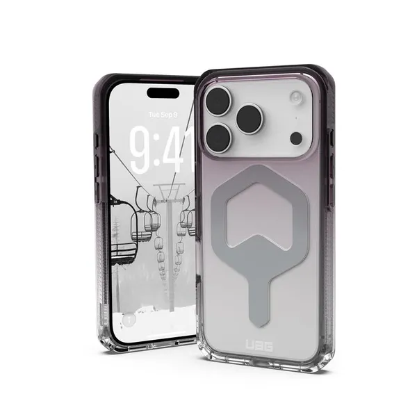 Чохол UAG для iPhone 17 Pro, Plyo MagSafe, Black/Clear Ombre