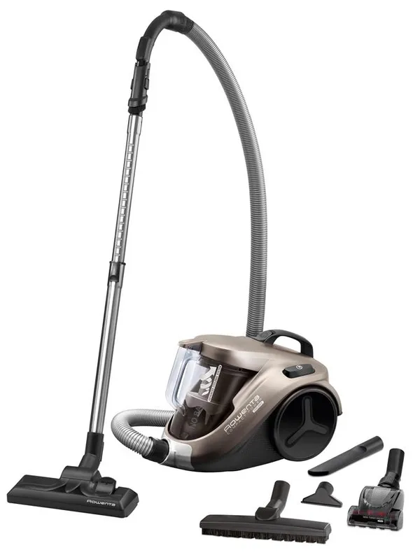 Пилосос Rowenta контейнерний Compact Power Cyclonic, 750 Вт, конт пил -1.5л, HEF system 99.9%, чорно-сірий