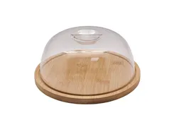 Блюдо с кришкой ARDESTO Midori, 18.5х1х7.8см, бамбук, пластик фото