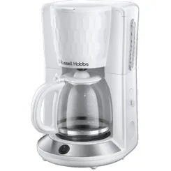 Кофеварка Russell Hobbs капельная Honeycomb 1.25л, молотый, белый фото