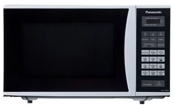 Мікрохвильова піч Panasonic, 23л, 800Вт, дисплей, білий