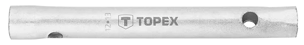 Ключ торцевий TOPEX, трубчастий, двосторонній, 130мм, 12х13мм