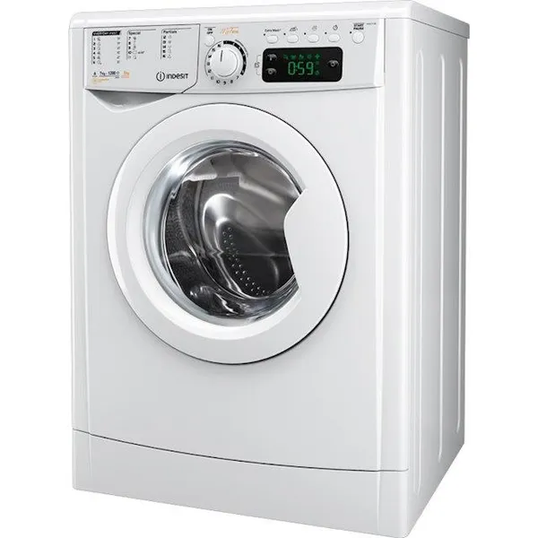 Стирально-сушильная машина Indesit фронтальная, 7(5)кг, 1200, A, 54см, дисплей, белый