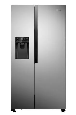 Холодильник Gorenje SBS, 179x68x91см, 2 дв., Х- 368л, М- 167л, A+, NF Plus, Инвертор, диспенсер, ледоген, Дисплей, серый