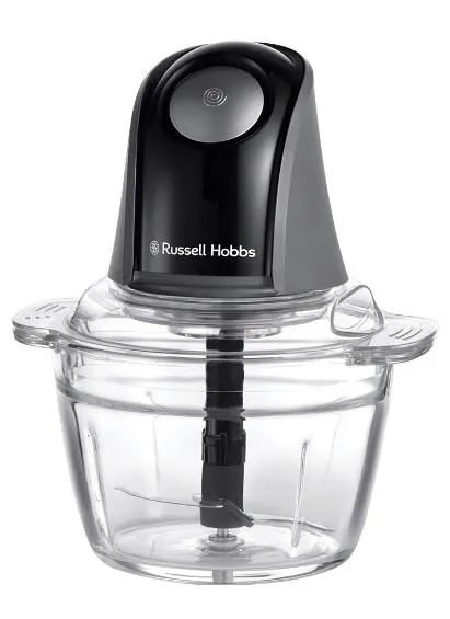 Подрібнювач Russell Hobbs Desire Matte Charcoal, 200Вт, чаша-500мл, скло, корпус-пластик, чорний