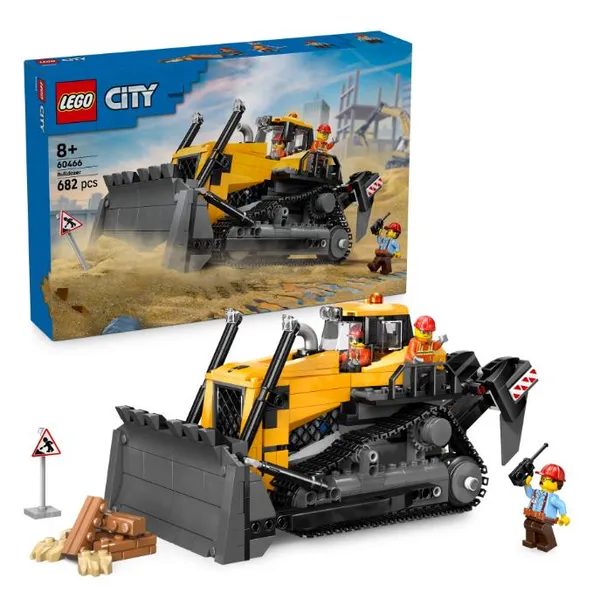Конструктор LEGO City Жолтый бульдозер