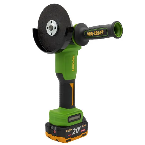 Аккумуляторная болгарка бесщеточная (125 мм, 20 В) Procraft PWA-220 (аккумуляторная шлифмашина угловая) отзывы