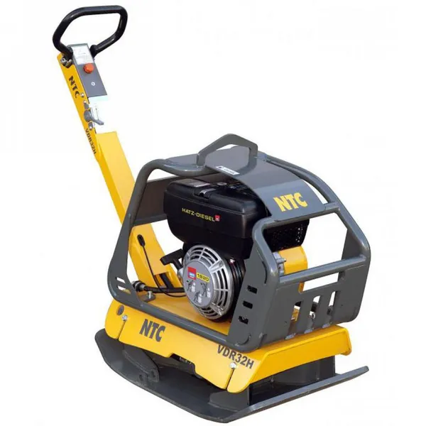 Віброплита VDR32H з реверсом диз.двигун HATZ1B20 4,6к.с. 215кг.  розмір плити 500*750мм (з колесами) цена в Украине
